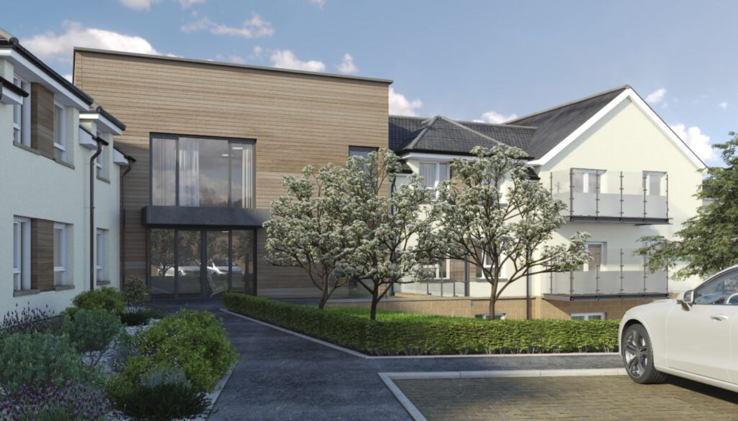 CGI Front Entrance of Mearns View
