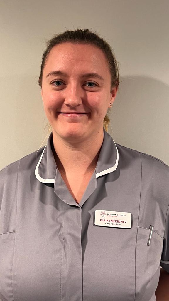 Claire, Care Assistant at Mearns View