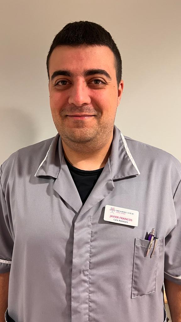 Javier, Care Assistant at Mearns View
