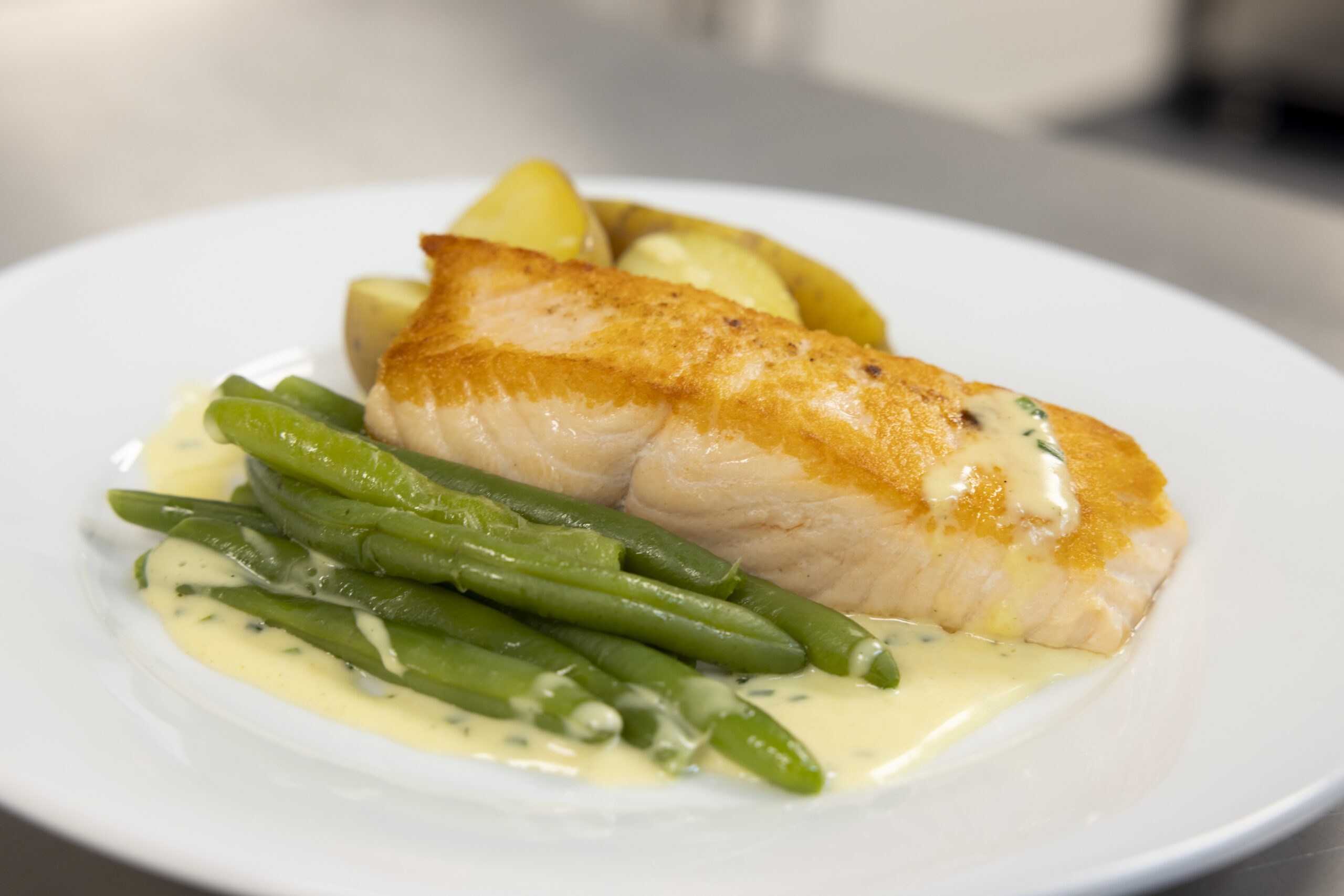 Salmon with Potatoes & Green Beans