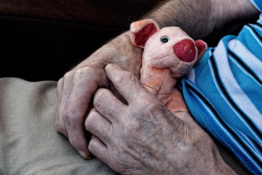 elderly-person-holding-toy-animal