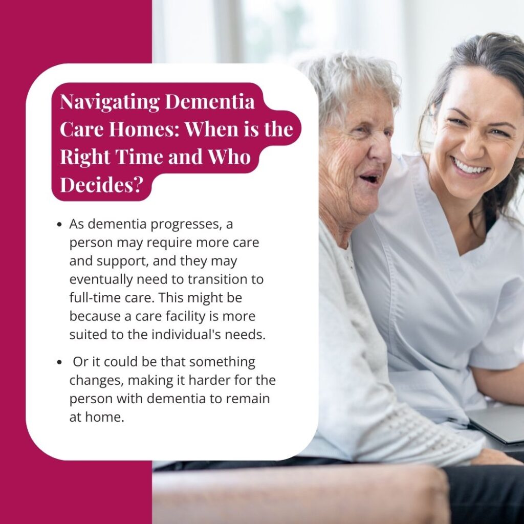 Navigating care homes infographic