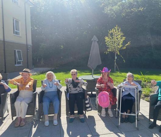 Chair Zumba at mearns View Care home