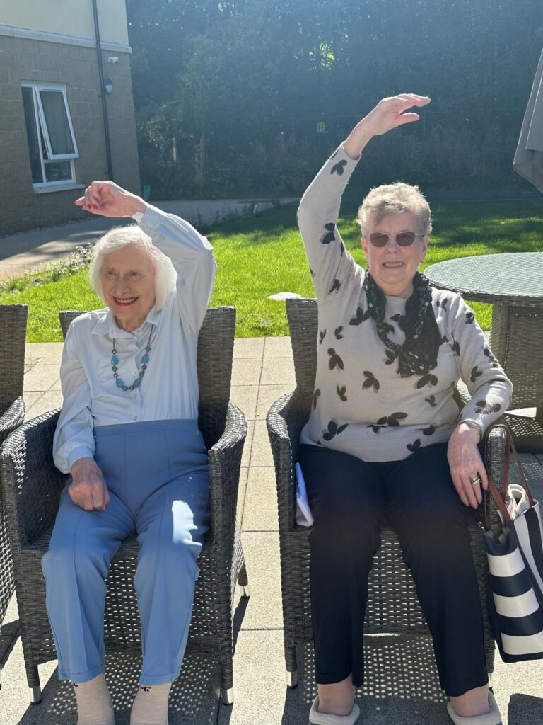 Chair Zumba at Mearns View Care Home